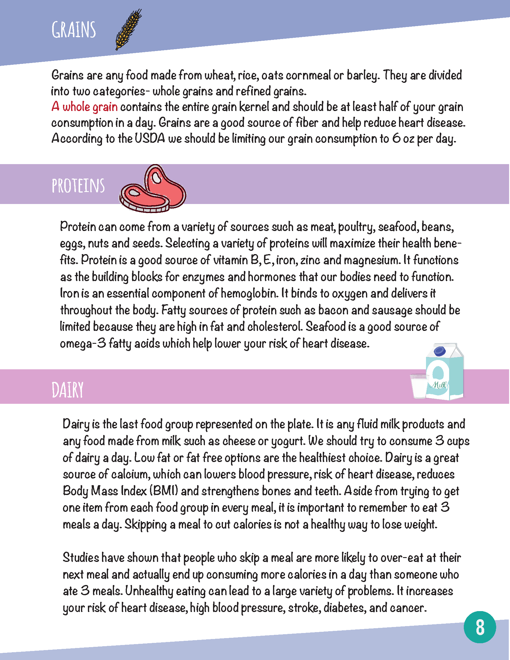Eating healthy 8